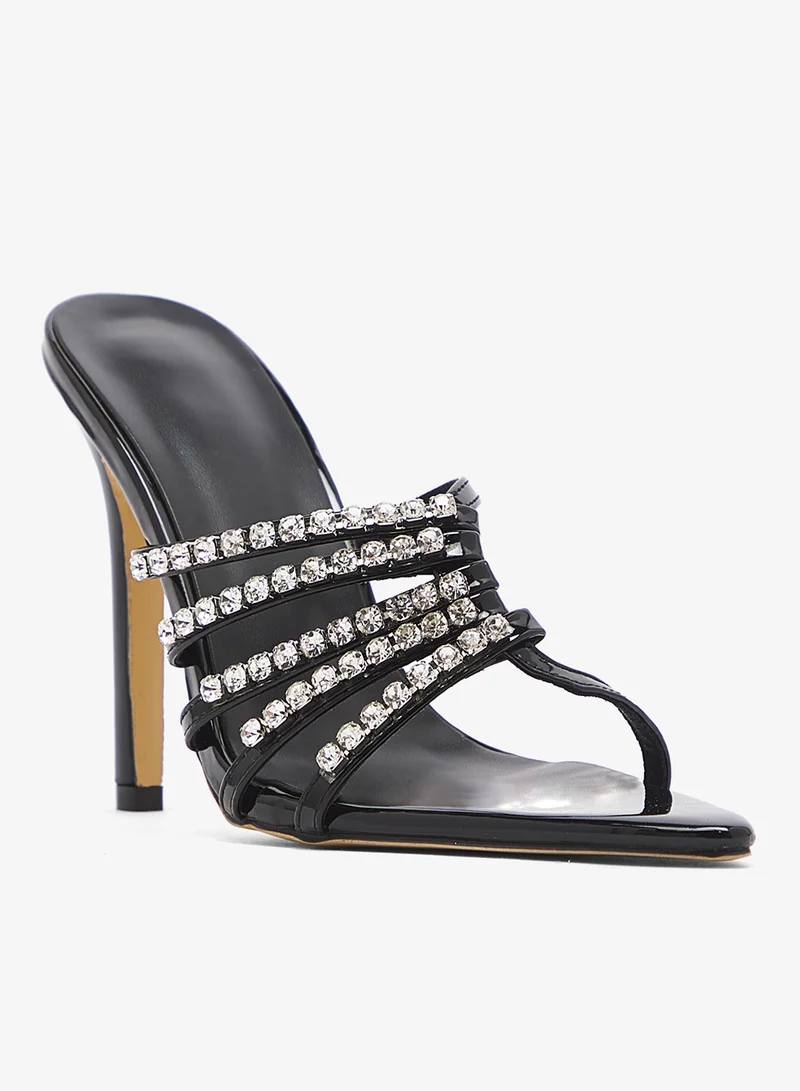 Ella Limited Edition Diamonte Embellished High Heel Sandal